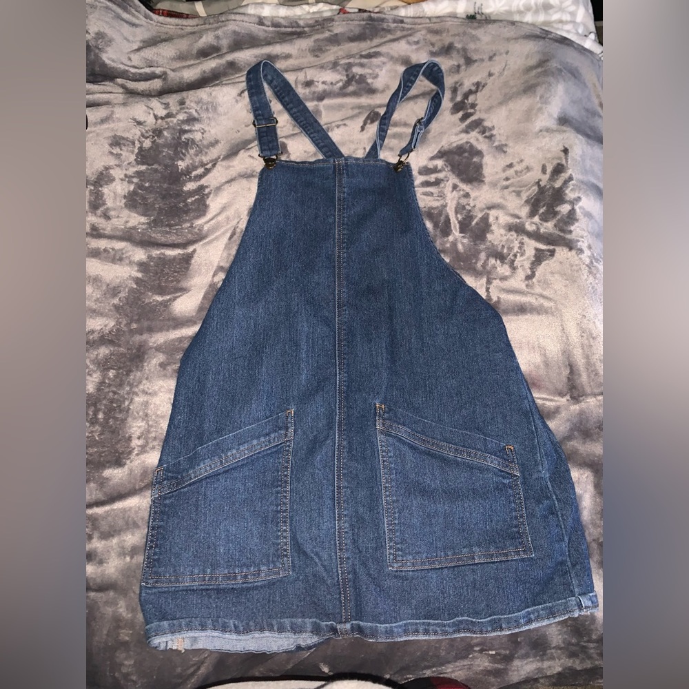 Jean Skirt Overalls